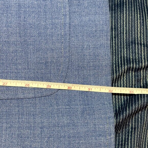 Stanley Blacker for Hughes & Hatcher Men's 42R Navy Blazer Gold Buttons Classic - Picture 6 of 7